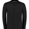 Kustom Kit Long Sleeve Tailored Mandarin Collar Shirt