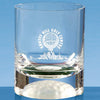 Branded 10oz Handmade Golf Ball Base Whisky Tumbler