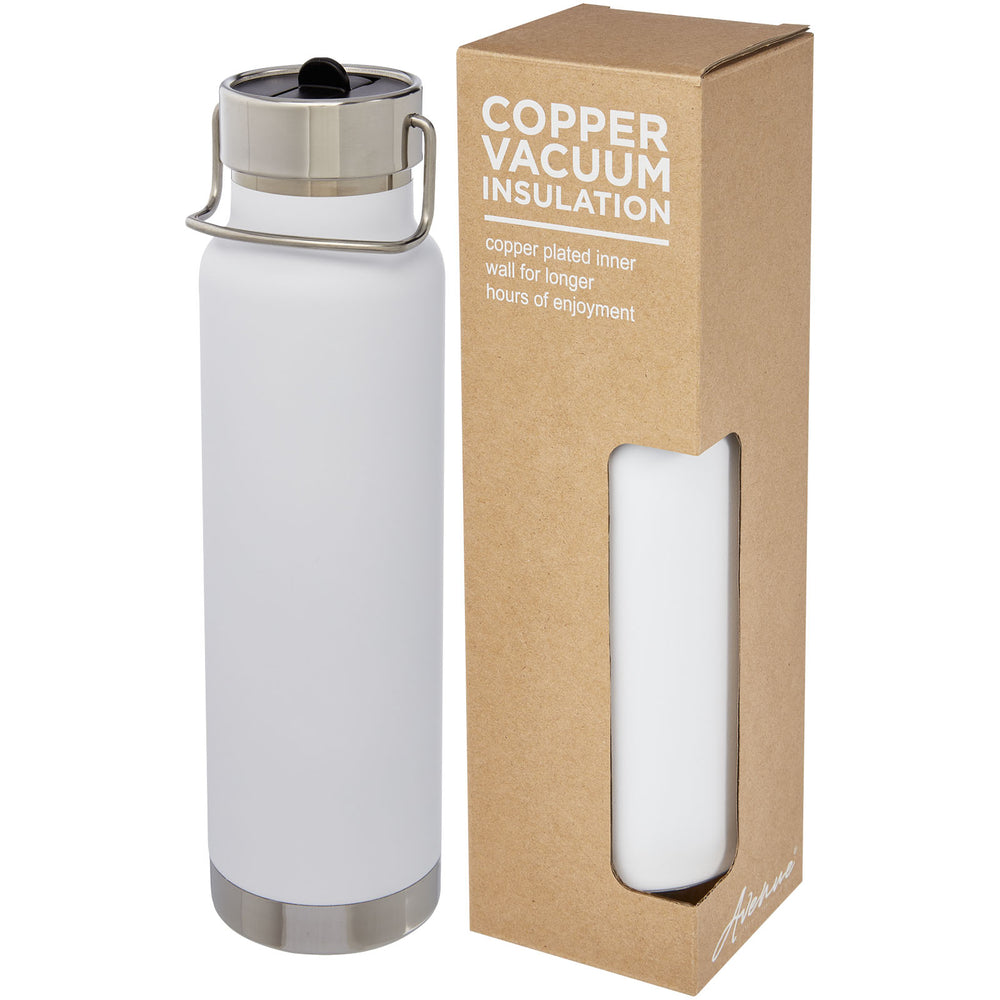 Branded Thor 750 ml copper vacuum insulated sport bottle