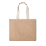 Branded Jute and canvas cooler bag