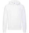 Fruit of the Loom Classic Hooded Sweatshirt White