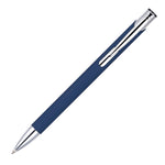 MOLE-MATE ball pen with chrome trim Navy Blue