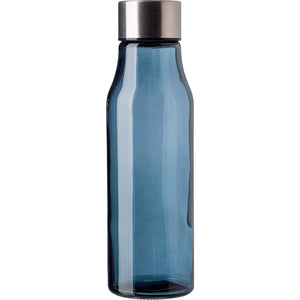 Everest Glass Water Bottle with Stainless Steel Lid - 500ml
