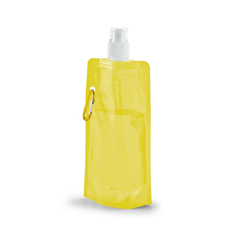 Kwill Foldable Sports Bottle with Carabiner Clip - 460ml