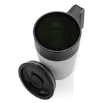 Branded GRS Recycled PP and SS mug with handle