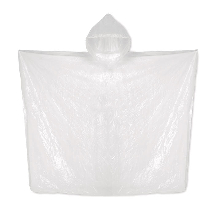 Branded Biodegradable poncho and bag