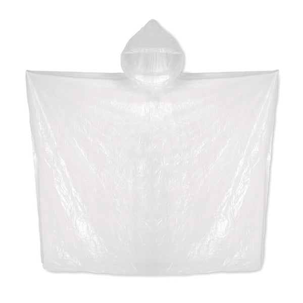 Branded Biodegradable poncho and bag