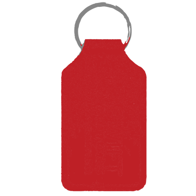 Branded Long Square Shaped Keyfob