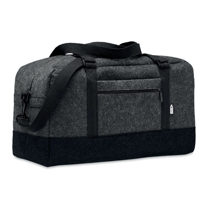 Branded RPET felt weekend bag