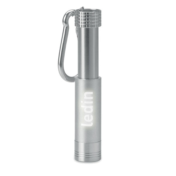 Branded Aluminium/ABS LED key ring