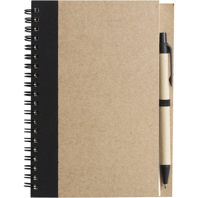 Smithen Cardboard notebook with ballpen