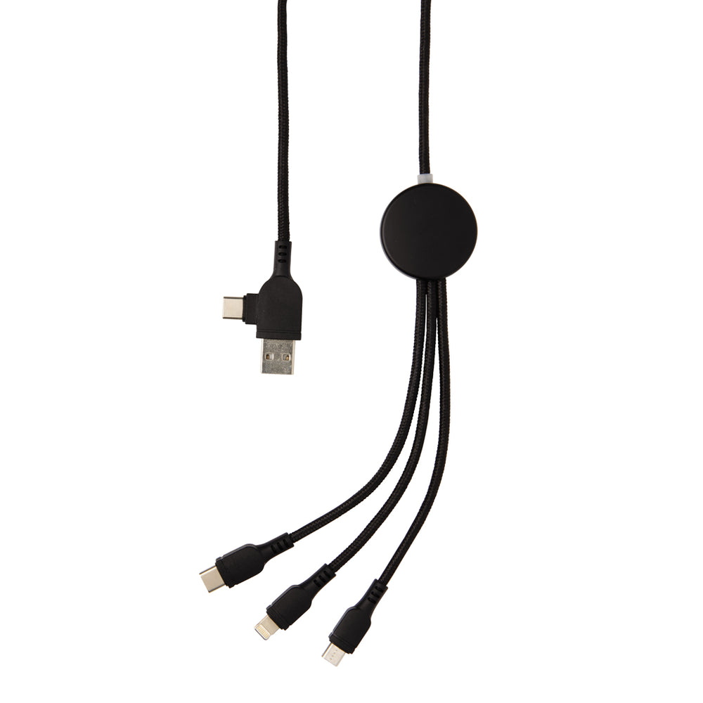 Branded Light up logo 6-in-1 cable