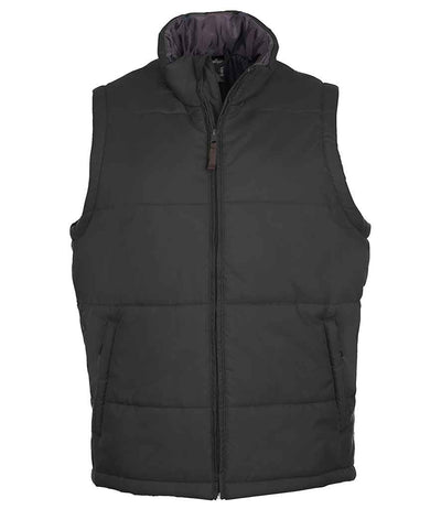SOL'S Unisex Warm Bodywarmer Charcoal