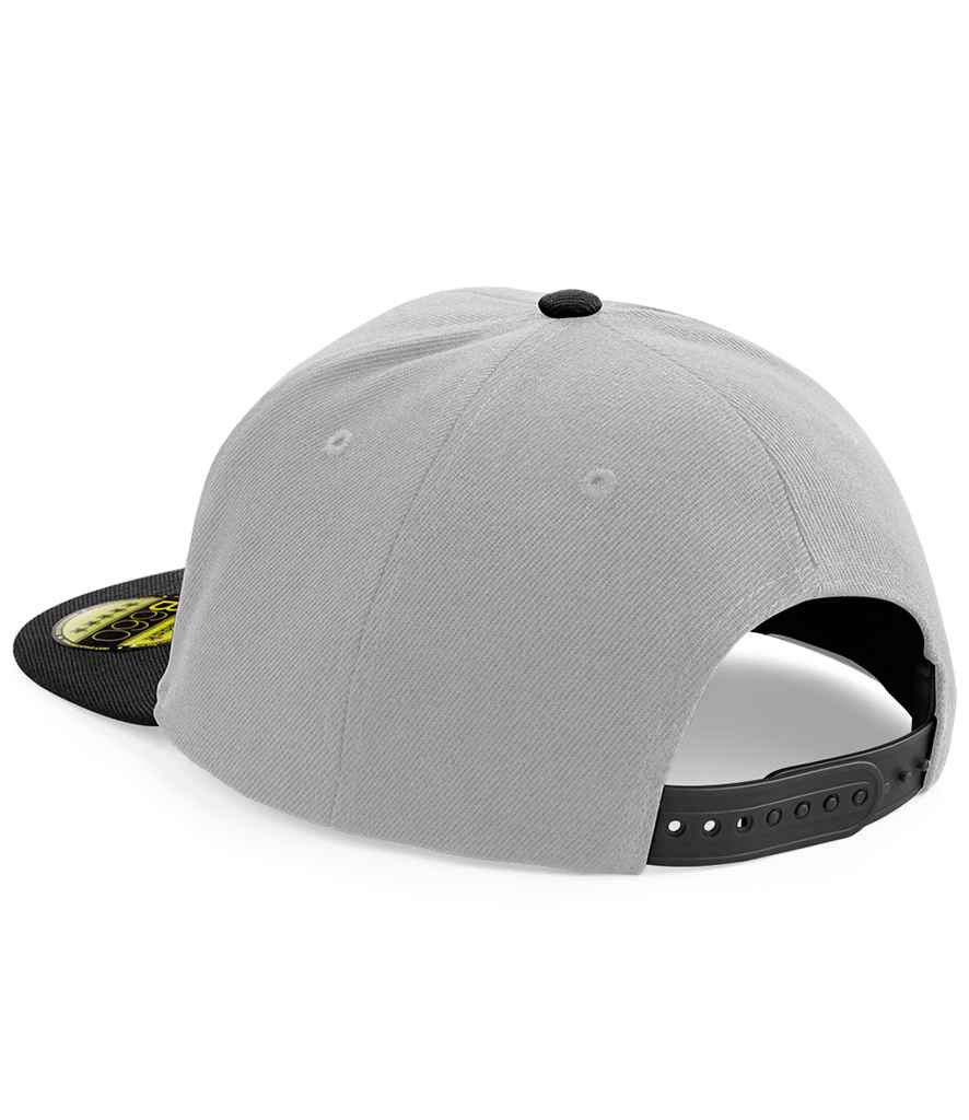 Branded Beechfield Original Flat Peak Snapback Cap