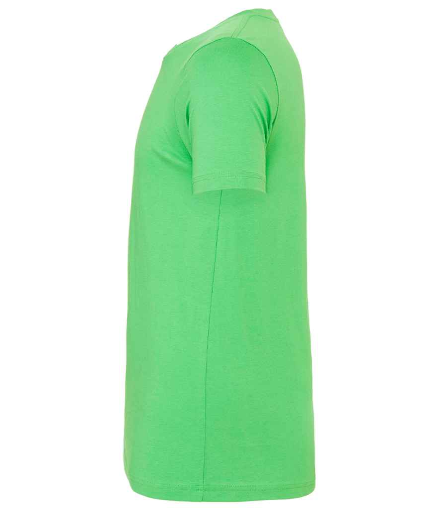 Canvas Unisex Crew Neck T-Shirt Synthetic Green