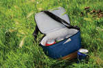 Two tone cooler bag with cork detail