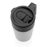 Branded GRS Recycled PP and SS mug with handle