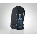 600D RPET backpack with front cords