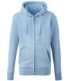 Anthem Organic Full Zip Hoodie Light Blue