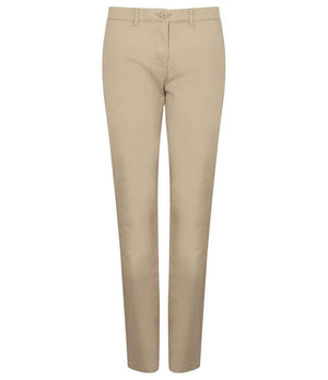 Henbury Ladies Stretch Chino Trousers