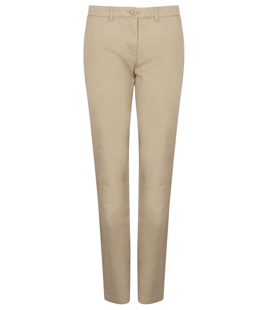 Branded Henbury Ladies Stretch Chino Trousers