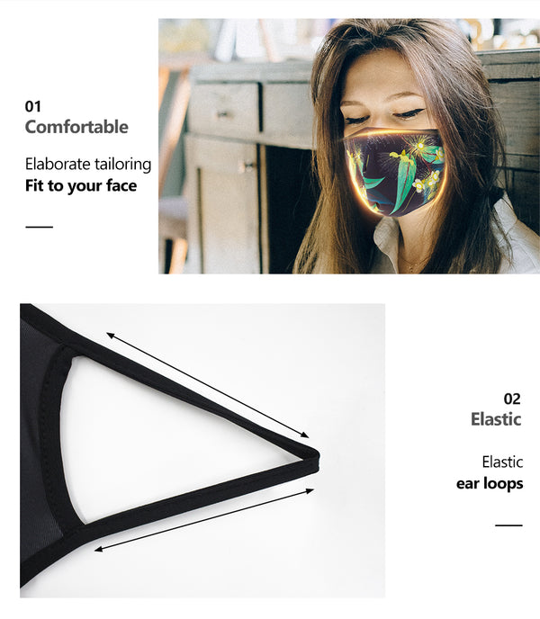 3D Fabric Face Mask
