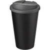 Branded Americano® Eco 350 ml recycled tumbler with spill-proof lid