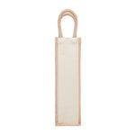 Branded Jute wine bag for one bottle