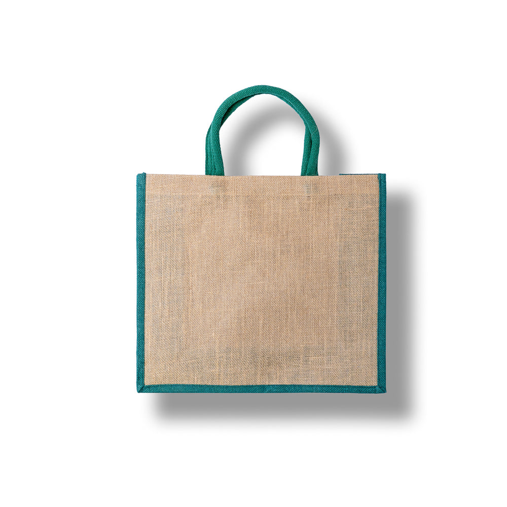 Aura Accented Jute Bag