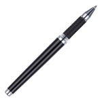 Enfield Rollerball pen in all white with metal accents and cap off