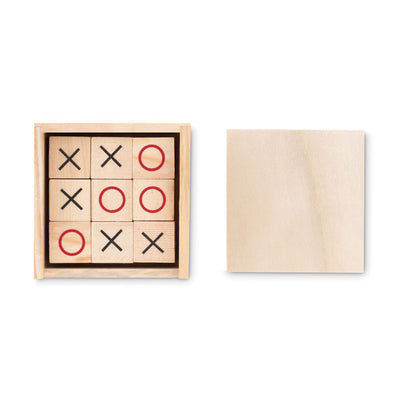 Branded Wooden tic tac toe