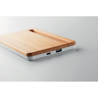Wireless charging pad with Bamboo Stand 5W