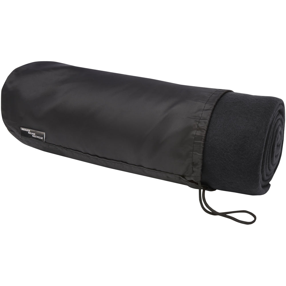 Branded Willow GRS RPET polar fleece blanket