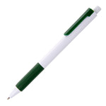 CAYMAN GRIP white barrel ball pen | Branded Budget-Friendly Pen