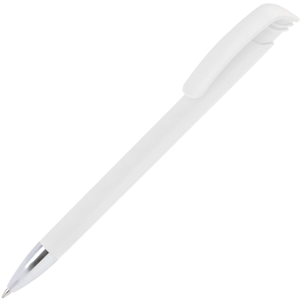 Branded KODA DELUXE ball pen with real metal nose cone