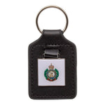 Branded Leather Effect Keyring (Full Colour Print)