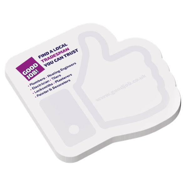 sticky-smart shape - thumbs up