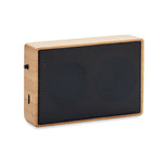 Solar bamboo wireless speaker