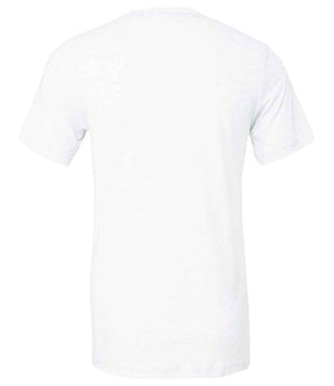 Canvas Unisex Tri-Blend T-Shirt Solid White Tri-Blend