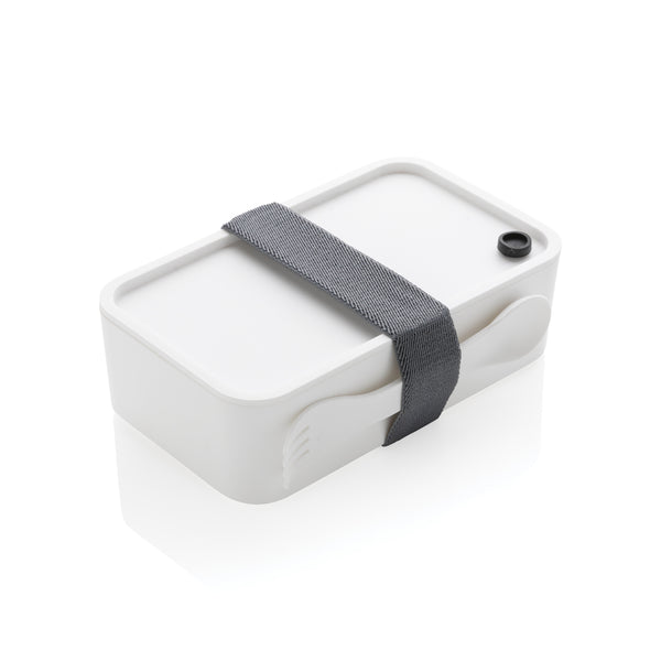 Branded PP lunchbox with spork