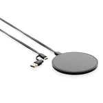 Branded RCS standard recycled plastic 10W wireless charger