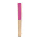 Branded Manual hand fan with bamboo handle