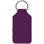Recycled Imitation Leather Key Fob - Square Shape