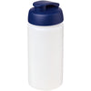 Branded Baseline® Plus grip 500 ml flip lid sport bottle