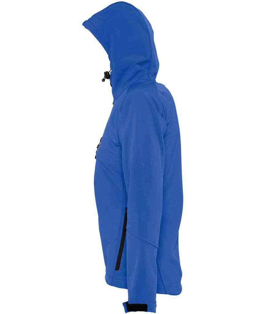 SOL'S Ladies Replay Hooded Soft Shell Jacket Royal Blue