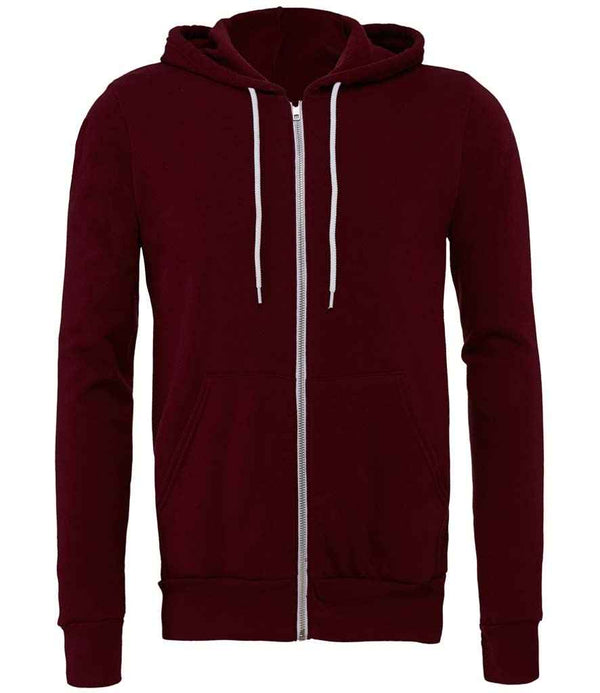 Canvas Unisex Full Zip Hoodie