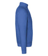Fruit of the Loom Premium Zip Neck Sweatshirt Royal Blue