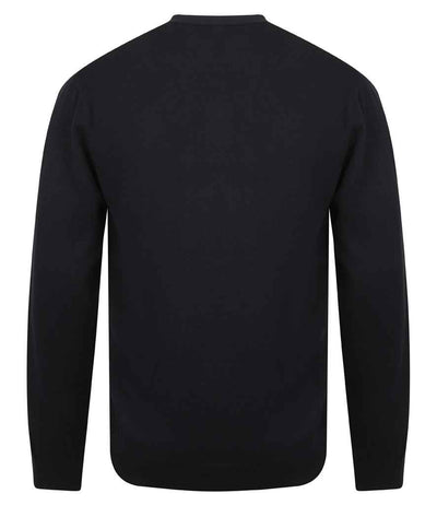 Henbury Lightweight Cotton Acrylic V Neck Cardigan
