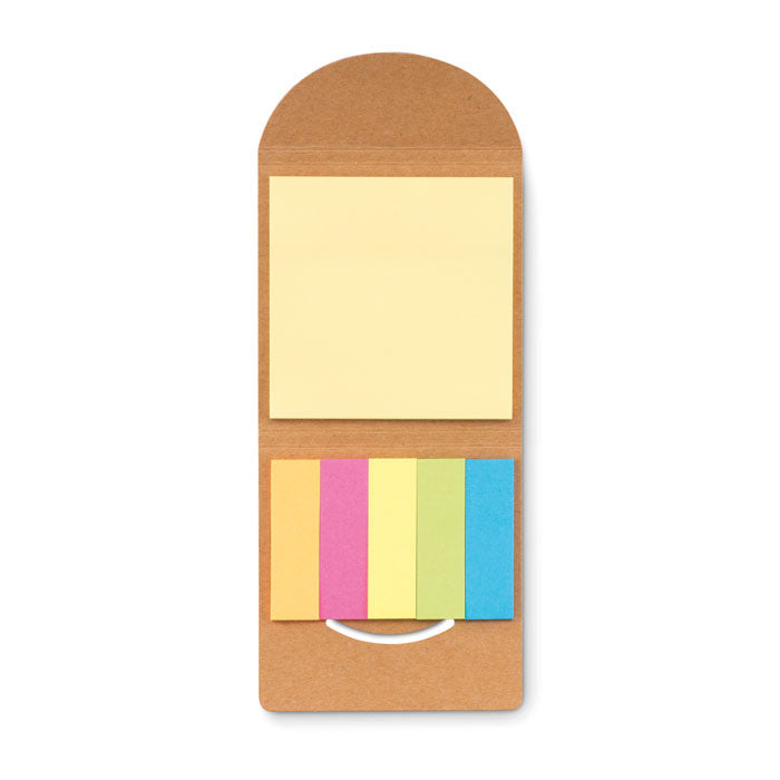 Branded Cork sticky note memo pad Envelope