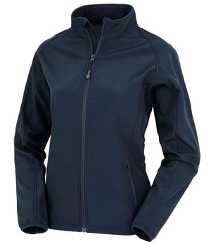 Result Genuine Recycled Ladies Printable Soft Shell Jacket Navy